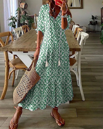 Sarah Boho Tummy Coverage Dress