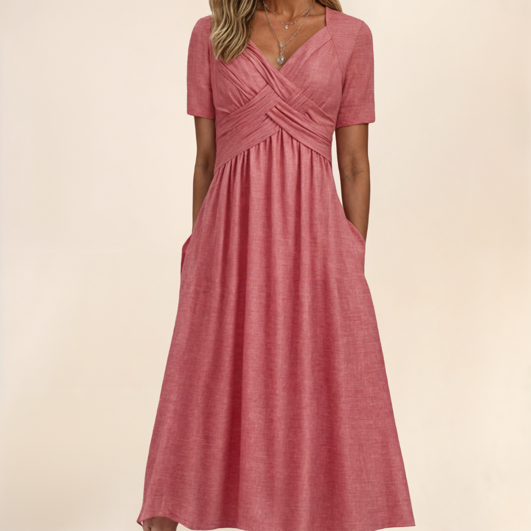 Adrianna Flattering Elegance Dress