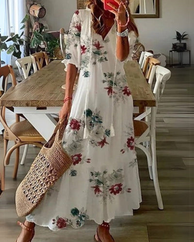 Sarah Boho Tummy Coverage Dress