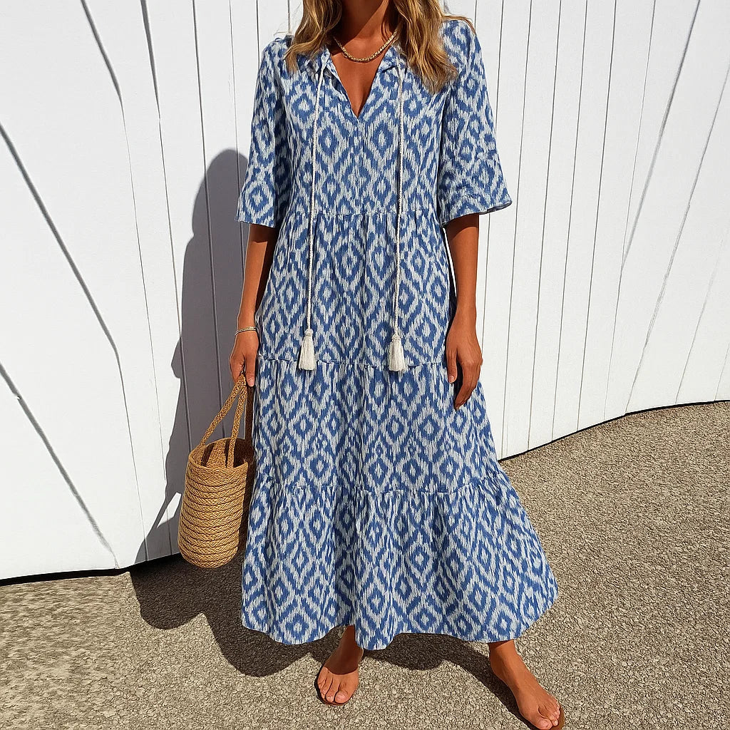 Sarah Boho Tummy Coverage Dress