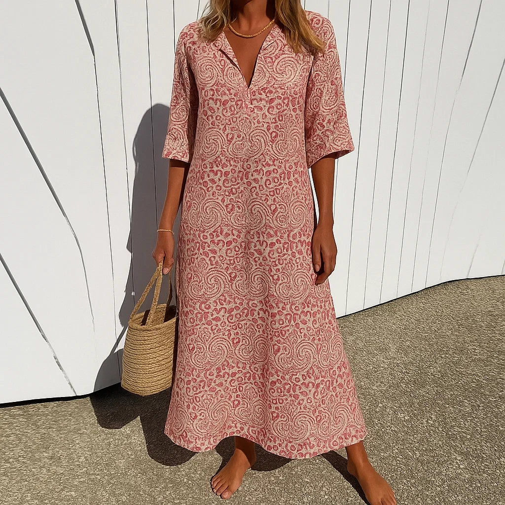Sarah Boho Tummy Coverage Dress